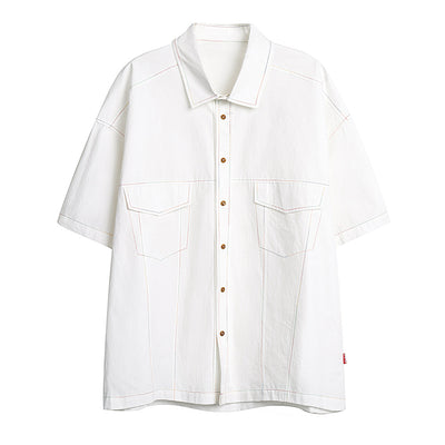 Camisa Suelta de Manga Corta Unisex - Image 3