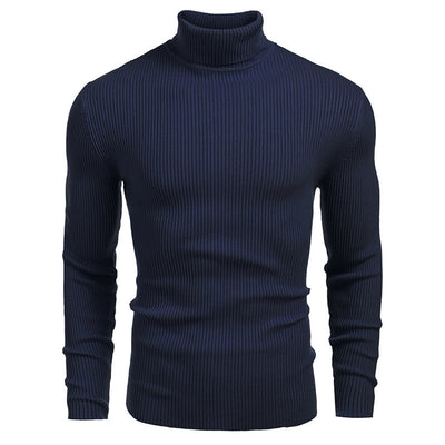 Suéter de Cuello Alto para Hombre - Otoño e Invierno - Image 10