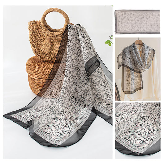 Pañuelo de Seda Mulberry Estampado para Mujer - Image 10