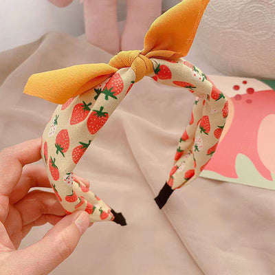 Banda para el Cabello Infantil con Estampado de Frutas - Versión Coreana