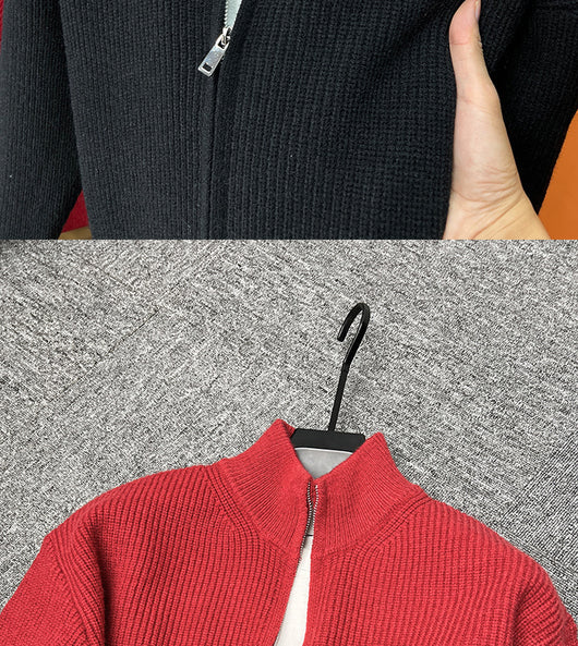 Cardigan de Punto con Cierre de Cremallera para Hombre - Image 8