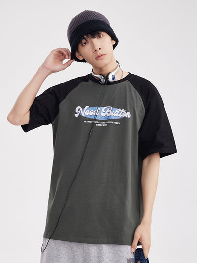 Camiseta Raglan Retro con Combinación de Colores para Hombre - Image 12