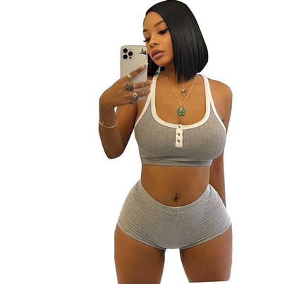 Conjunto Casual Dos Piezas con Top Tubo Ajustado - Image 3