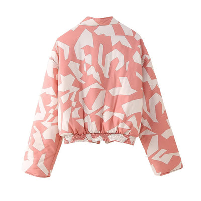 Chaqueta de Algodón con Cierre de Cremallera - Casual y Versátil - Image 8