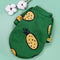 Pineapple with green