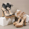 Tacones Plataforma Punta Cuadrada para Mujer