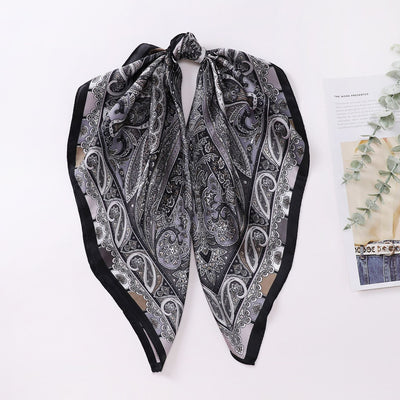 Pañuelo de Seda Estampado - Accesorio de Moda Versátil - Image 15