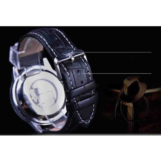 Reloj Mecánico Automático para Hombre con Banda de Acero de 6 Pernos - Image 2