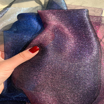 Pañuelo de Seda Degradado Versátil para Mujer - Image 12