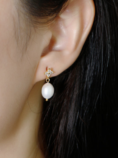 Aretes de Plata Esterlina 925 con Circonitas Trébol de Cuatro Hojas para Mujer - Image 9