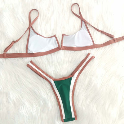 Bikini Dividido Estilo Europeo Sexy y Moderno - Image 13
