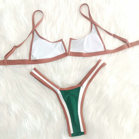Bikini Dividido Estilo Europeo Sexy y Moderno - Image 13