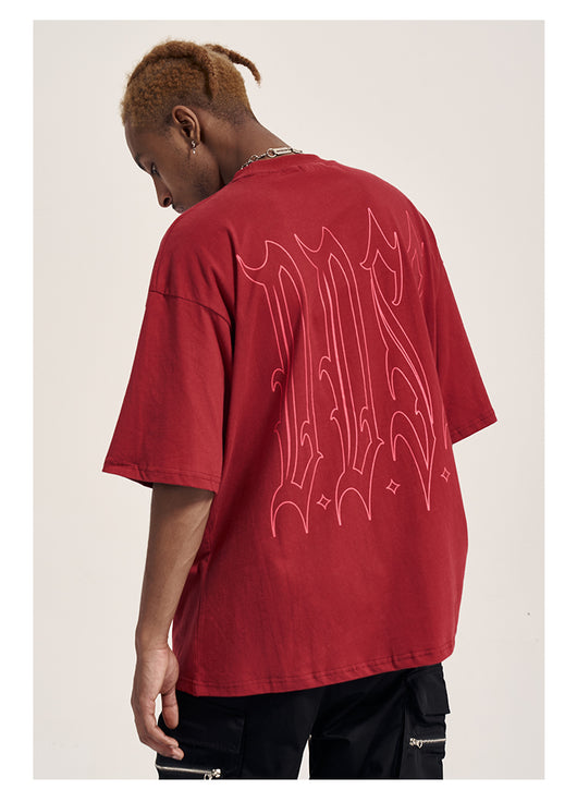 Camiseta Estampada Doble Cara West Coast - Manga Corta Suelta - Image 14
