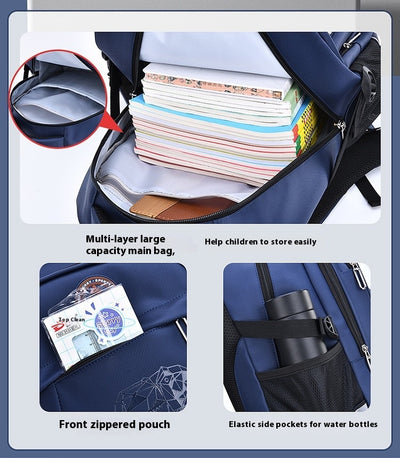 Mochila Escolar Ergonómica de Gran Capacidad con Múltiples Compartimentos - Image 16