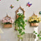 Decoración de Pared Canasta de Flores para el Hogar