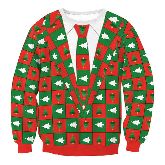 Sudadera Navideña 3D para Hombre con Estampado Poliéster - Image 14