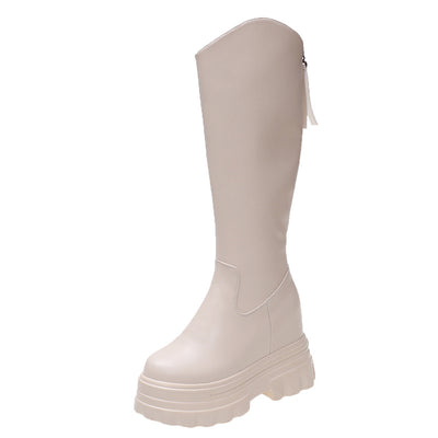 Botas Ajustadas Hasta la Rodilla Estilo Coreano para Mujer - Image 13