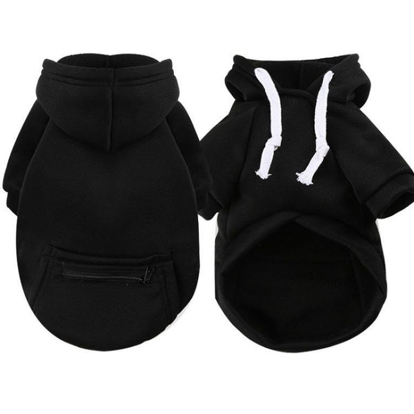 Sudadera con Bolsillo y Cierre para Mascotas Pequeñas y Medianas
