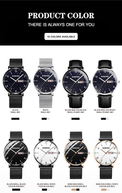 Reloj Inteligente Ultrafino con Diseño de Cielo Estrellado - Resistente al Agua para Adolescentes - Image 26