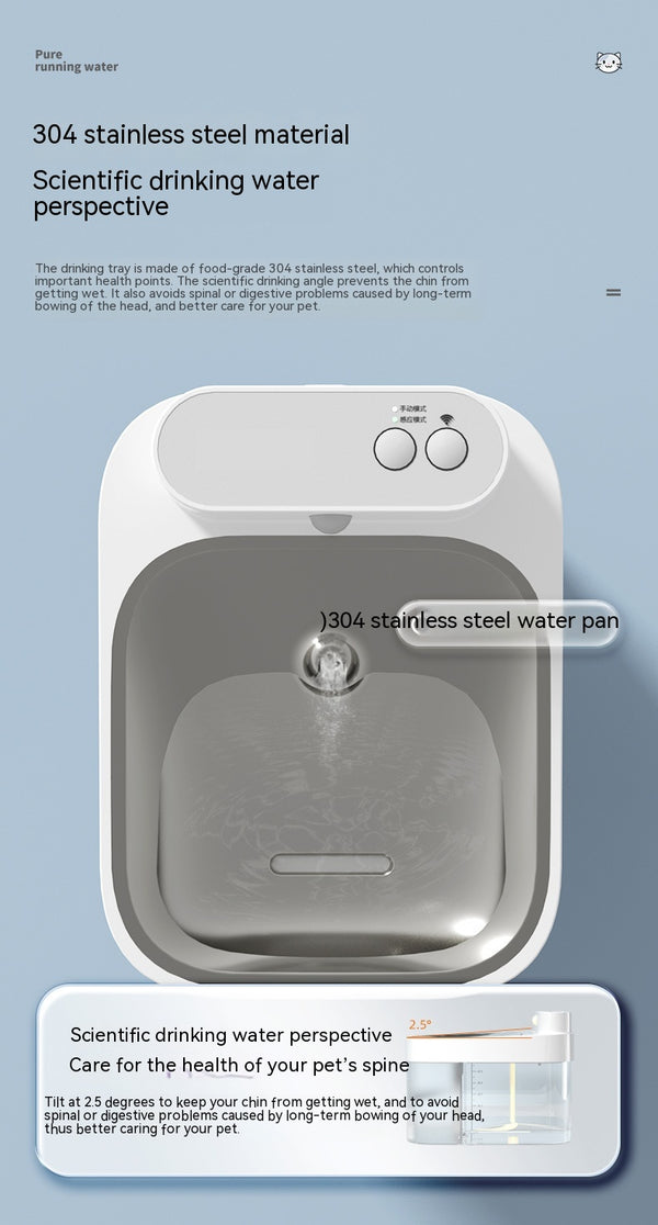 Fuente de Agua Automática con Filtración Continua para Gatos