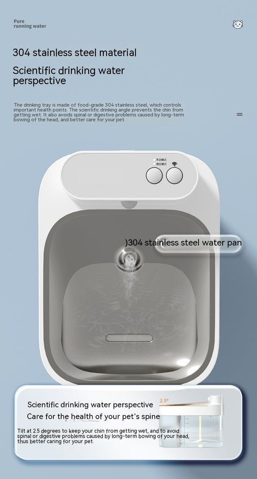 Fuente de Agua Automática con Filtración Continua para Gatos - Image 2