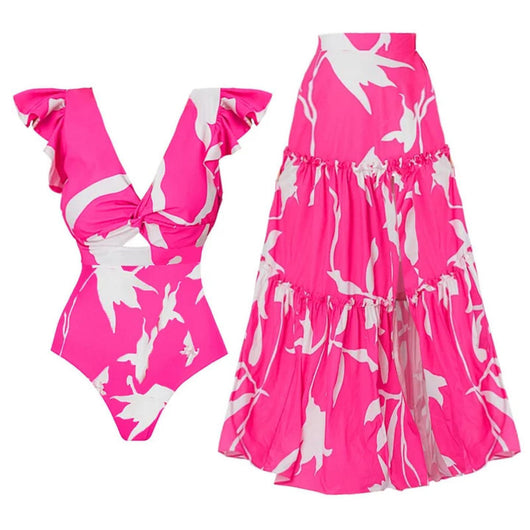 Traje de Baño Escote V Sexy Estilo Europeo Moderno - Image 6