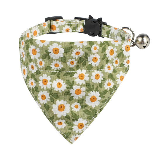 Collar Floral de Algodón con Moño para Gatos - Image 13