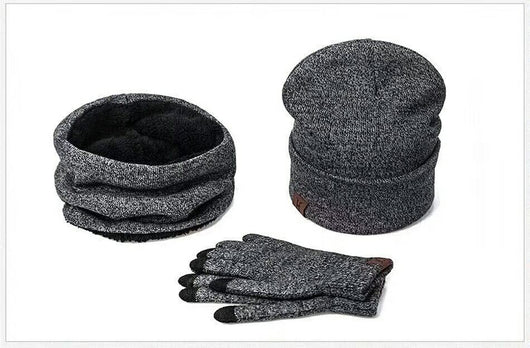 Gorro Tres Piezas con Forro de Terciopelo Cálido - Image 15