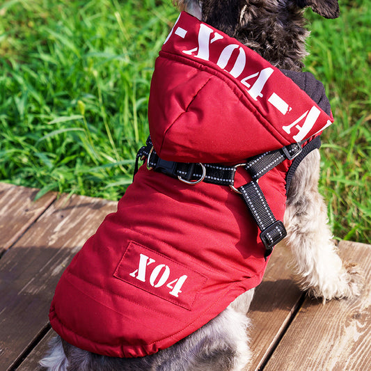 Abrigo Impermeable para Perros con Forro Polar y Capucha - Image 2