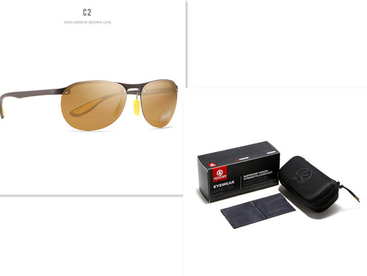 Gafas de Sol Polarizadas TR90 Sin Marco para Exterior - Image 19