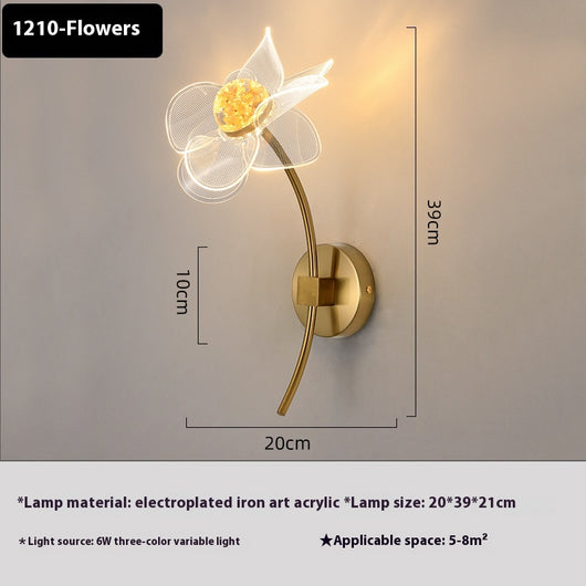 Lámpara LED de Flores para Dormitorio y Mesita de Noche - Image 10