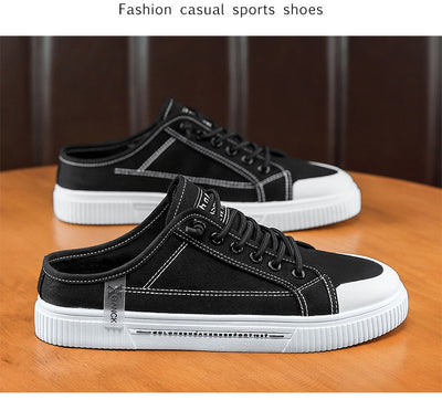 Tenis Casuales Versátiles para Hombre sin Talón de Lona - Image 15