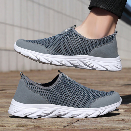 Zapatillas Deportivas Casual Talla Grande Malla Transpirable