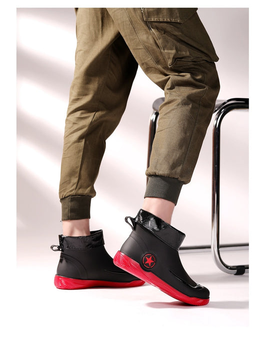 Botas Cortas Impermeables para Hombre - Diseño Moderno, Suela Antideslizante - Image 23