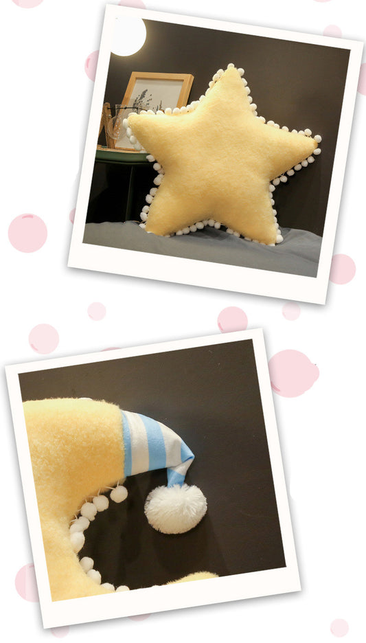 Almohada Decorativa Infantil Diseño Luna, Estrella y Corona - Image 2