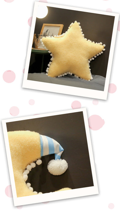 Almohada Decorativa Infantil Diseño Luna, Estrella y Corona - Image 2