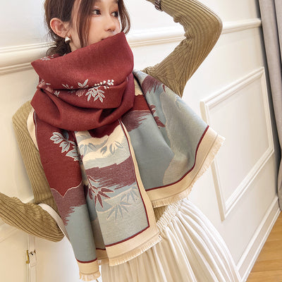 Chalina Estampada de Cashmere Artificial - Perfecto para Aire Acondicionado - Image 25