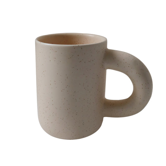 Taza de Cerámica para Café con Asa Gruesa y Diseño Elegante - Image 2