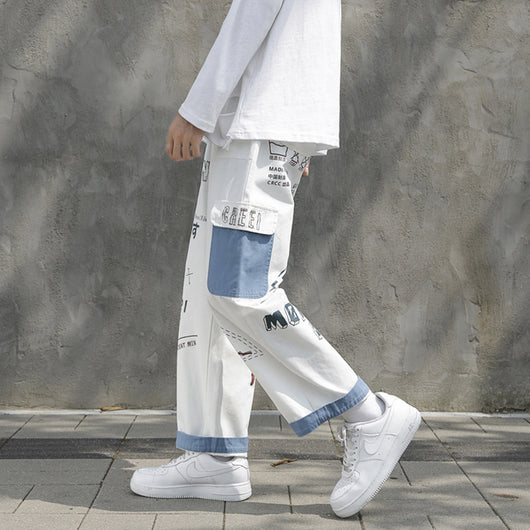 Pantalones Cargo Rectos Oversized de Tela Gruesa Marca Tide - Image 9