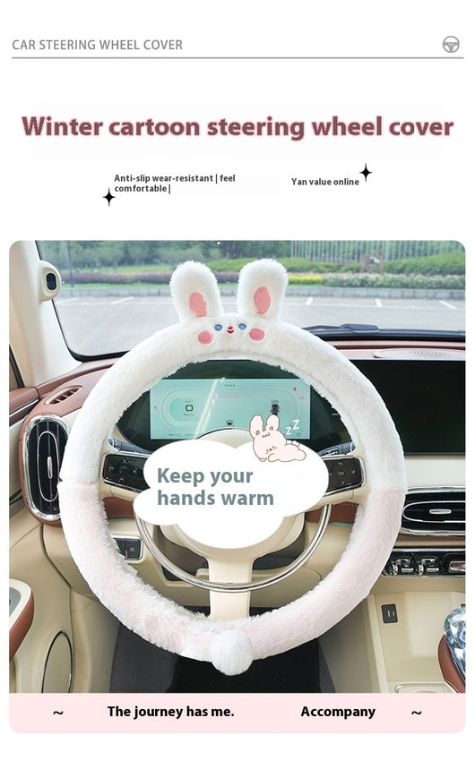 Funda Térmica Peluche para Volante - Diseño Cartoon Otoño Invierno - Image 15