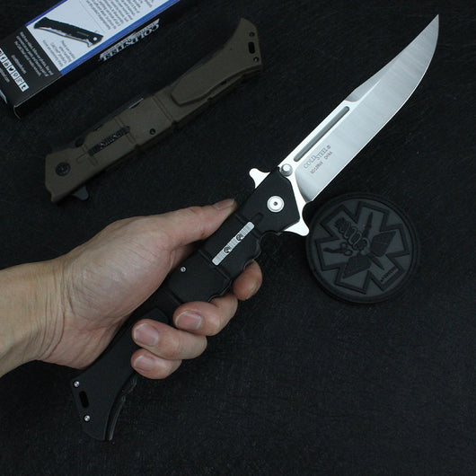 Cuchillo Táctico Plegable Song 8Cr13Mov - Fibra de Nylon Profesional - Image 11