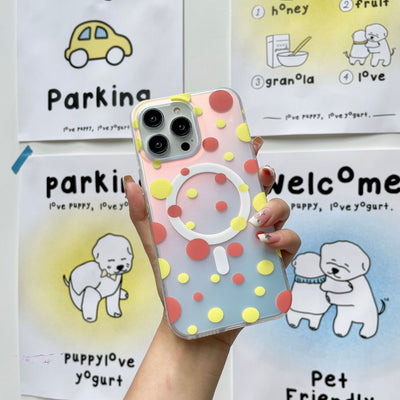 Funda Magnética para Teléfono con Diseño de Puntos - Image 4