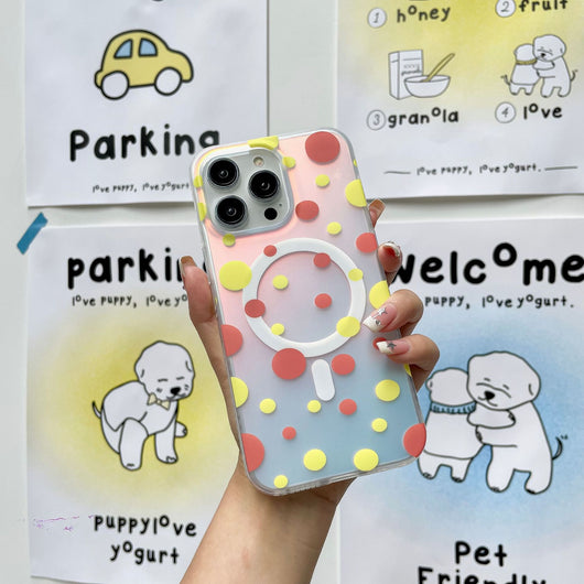 Funda Magnética para Teléfono con Diseño de Puntos - Image 4