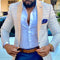Blazer Slim Fit Cuadros Británicos para Hombre - Casual y Elegante