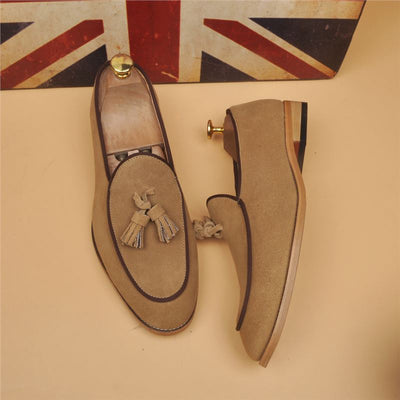 Mocasines Hombre Respirable Punta Afilada Estilo Británico Clásico - Image 7