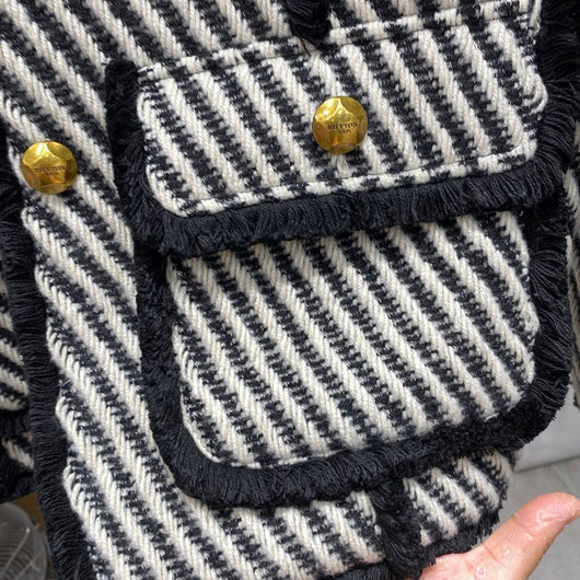 Abrigo Tweed con Plumón para Otoño e Invierno - Image 12