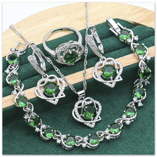 Conjunto de Joyería Elegante: Anillo, Collar, Aretes y Pulsera - Image 13