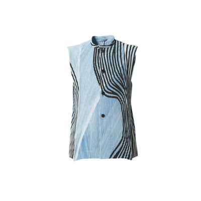 Chaleco Casual de Cuello Alzado con Estampado para Hombre - Perfecto para Verano - Image 14