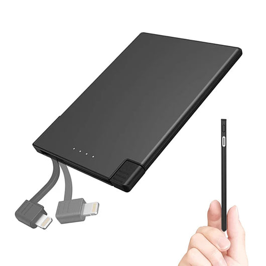 Batería Portátil Ultra Delgada con Cable Integrado - Image 4
