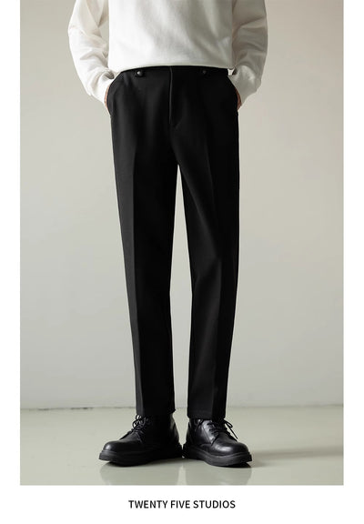 Pantalones de Vestir Casual Rectos para Hombre - Estilo Versátil - Image 13